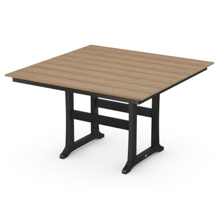 Farmhouse Trestle 59" Counter Table