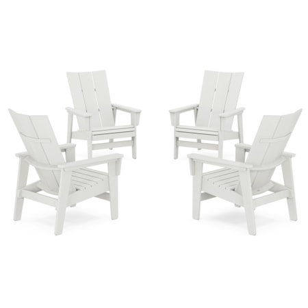 4-Piece Adirondack Chair Conversation Set