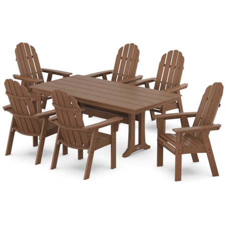 Adirondack Chair 7-Piece Dining Set