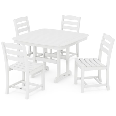 5-Piece Dining Set With Trestle Legs
