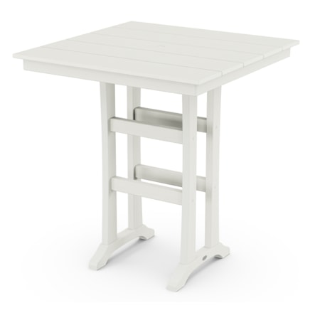 Farmhouse Trestle 37" Bar Table