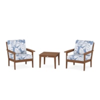 Teak / Leaf Sky Blue