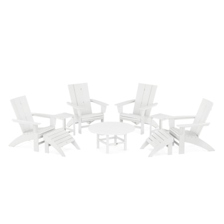 Adirondack Chair 9-Piece Conversation Set