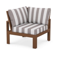 Teak / Cabana Stripe Grey Mist