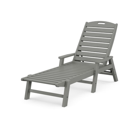 Nautical Chaise With Arms