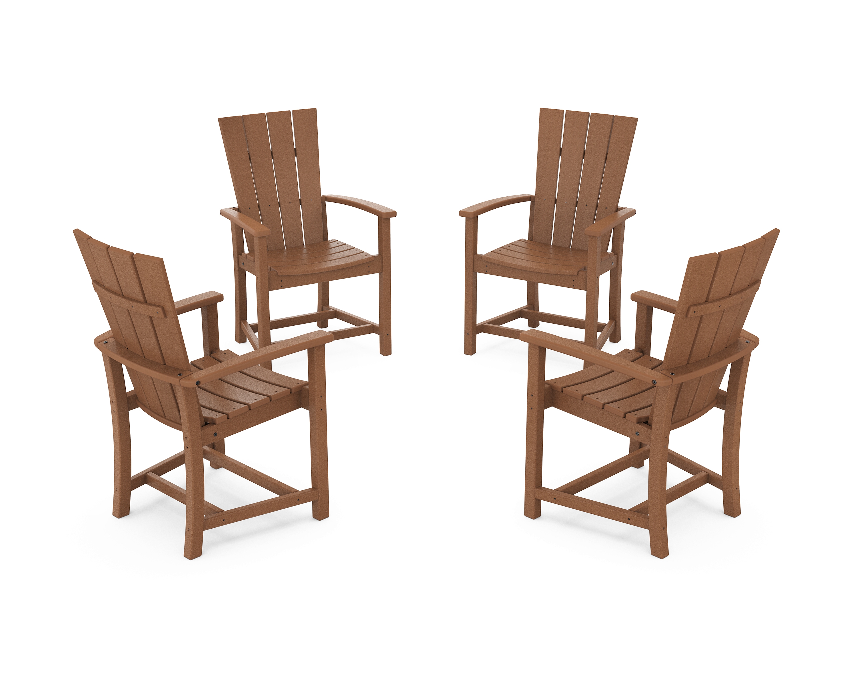 4-Piece Upright Adirondack Conversation Set