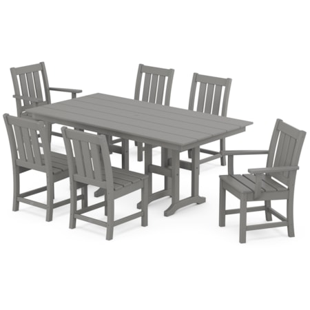Oxford 7-Piece Farmhouse Dining Set