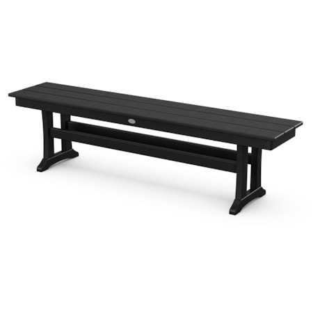 Farmhouse Trestle 65" Bench