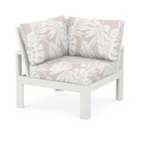 Vintage White / Leaf Dune Burlap