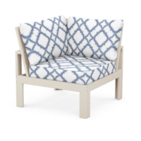 Sand / Trellis Sky Blue