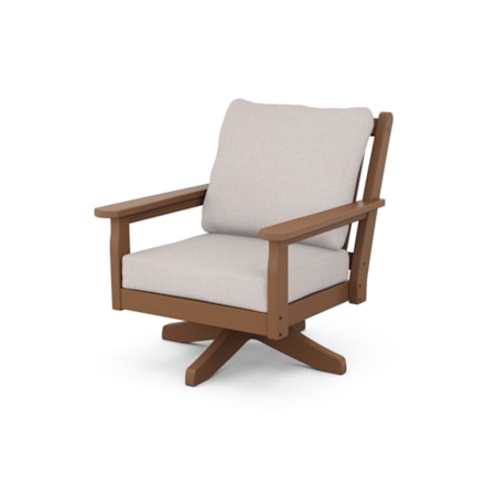 Deep Seating Swivel Chair