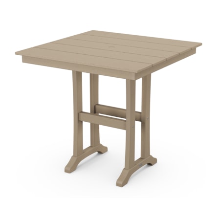 Farmhouse Trestle 37" Counter Table