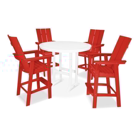 Adirondack 5-Piece Trestle Bar Set