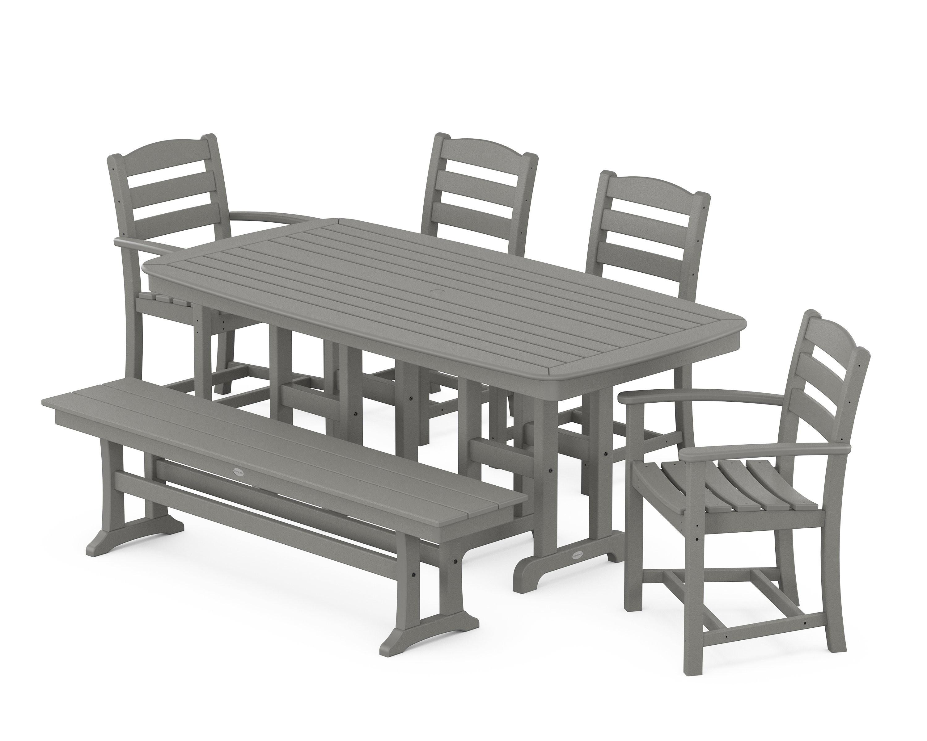 La Casa Café 6-Piece Dining Set With Bench