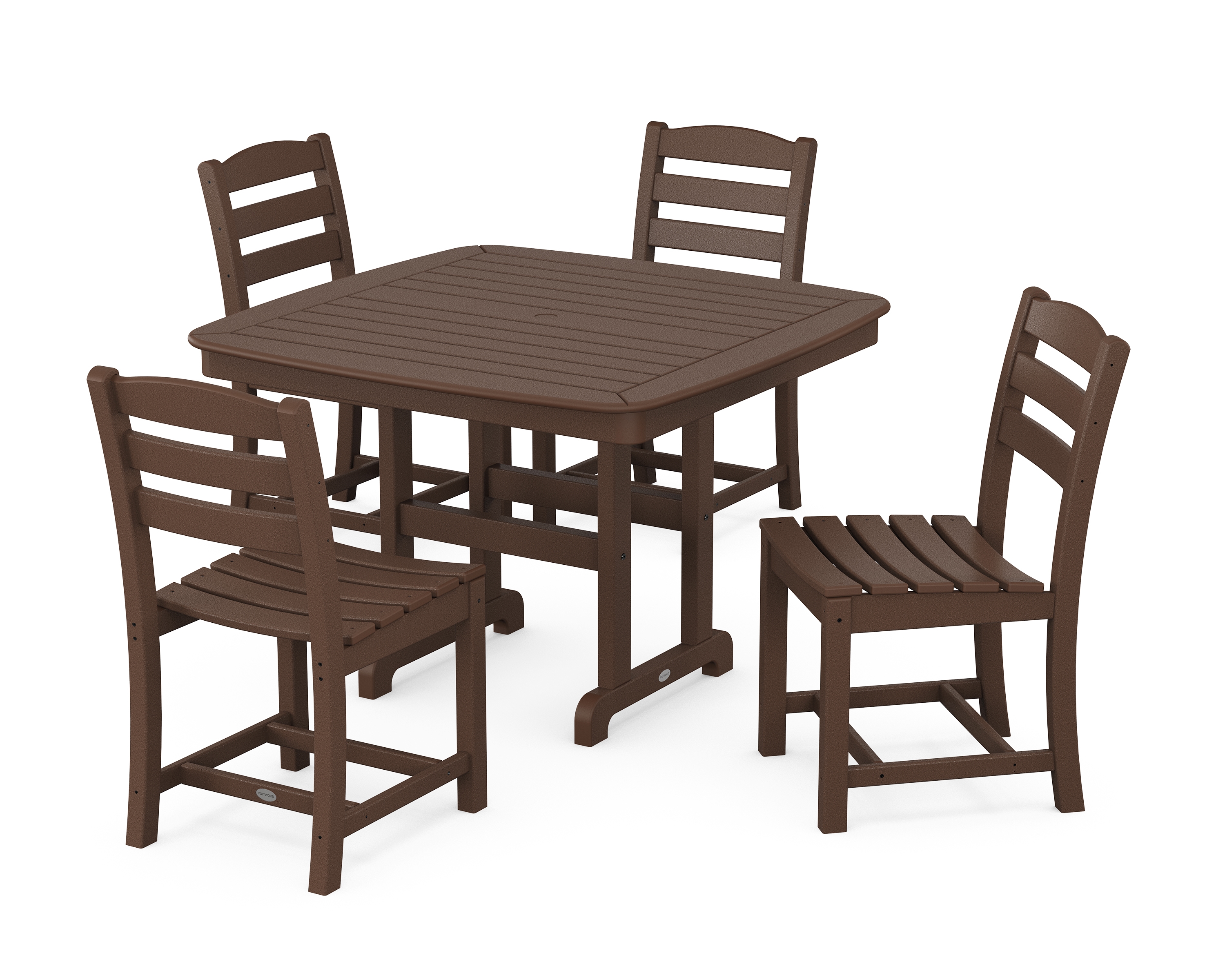 5-Piece Dining Set With Trestle Legs