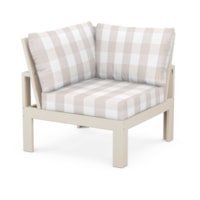 Sand / Buffalo Plaid Dune Burlap