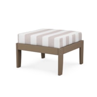 Vintage Sahara / Cabana Stripe Dune Burlap