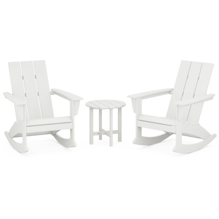 3-Piece Adirondack Rocking Chair Set