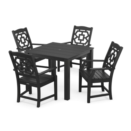 Chinoiserie 5-Piece Parsons Dining Set