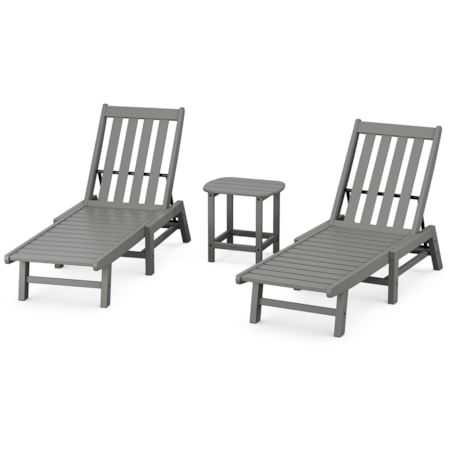 Vineyard 3-Piece Chaise Set