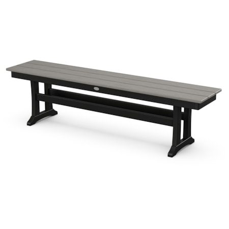 Farmhouse Trestle 65" Bench