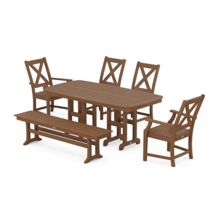 Braxton 6-Piece Dining Set With Bench