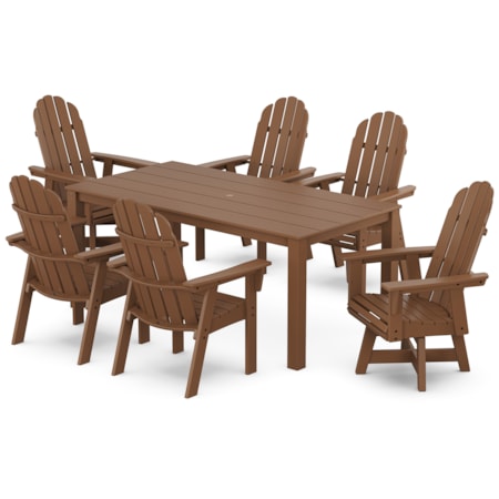 Adirondack 7-Piece Swivel Dining Set