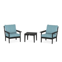 Black / Lattice Sky Blue