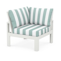 Vintage White / Cabana Stripe Glacier Spa