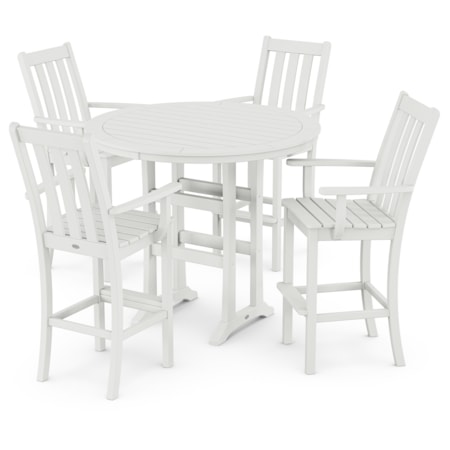 Vineyard 5-Piece Round Bar Set