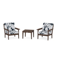 Mahogany / Leaf Marine Indigo