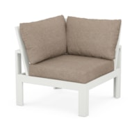 Vintage White / Spiced Burlap