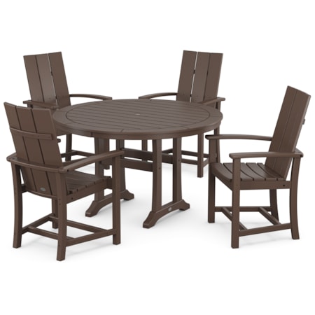 Adirondack 5-Piece Round Dining Set