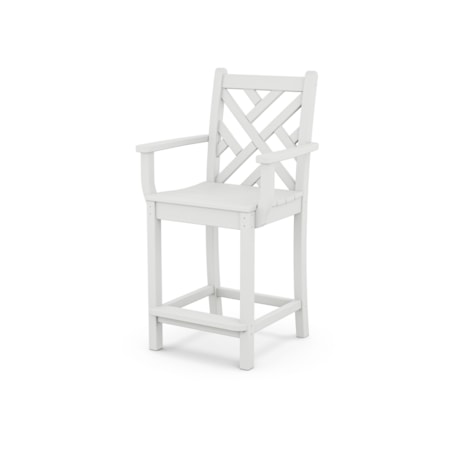 Chippendale Counter Arm Chair