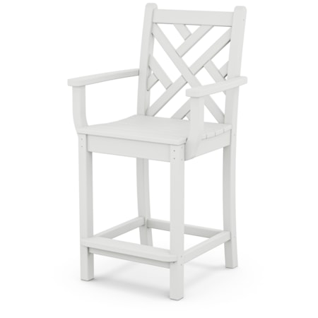 Chippendale Counter Arm Chair