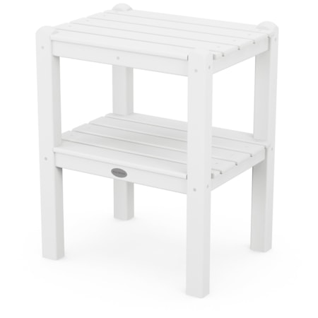 Two Shelf Side Table