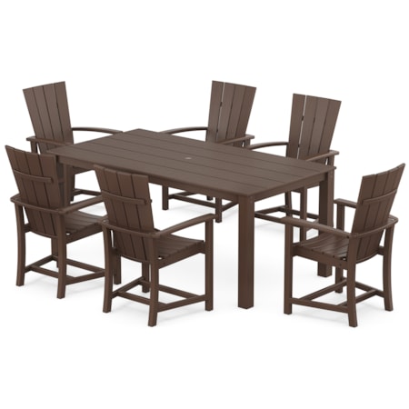 Quattro 7-Piece Parsons Dining Set