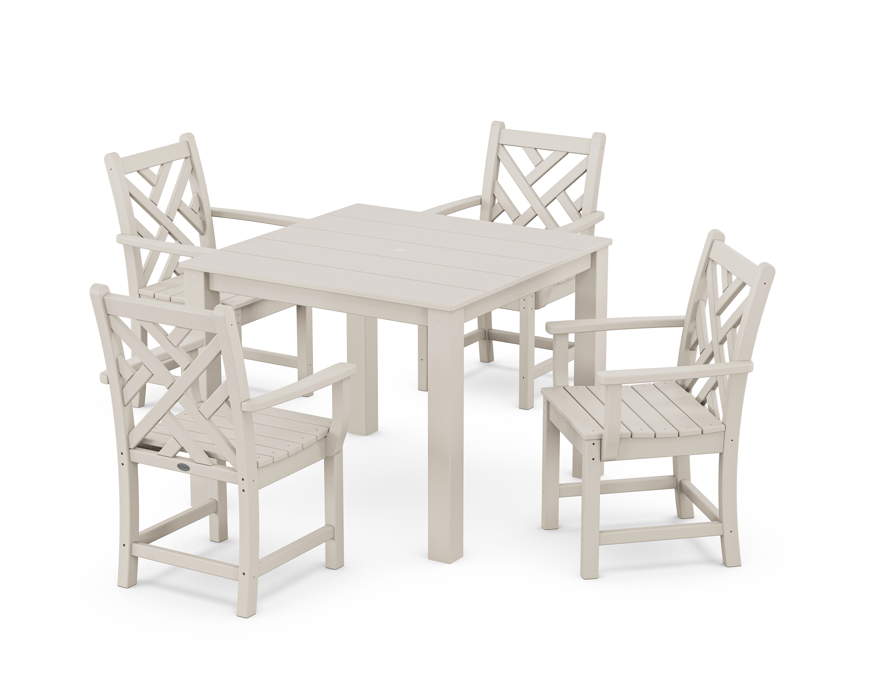 Chippendale 5-Piece Parsons Dining Set