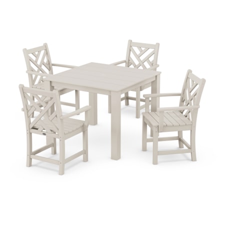 Chippendale 5-Piece Parsons Dining Set