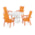Tangerine / White