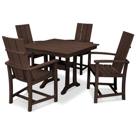 Adirondack 5-Piece Trestle Dining Set