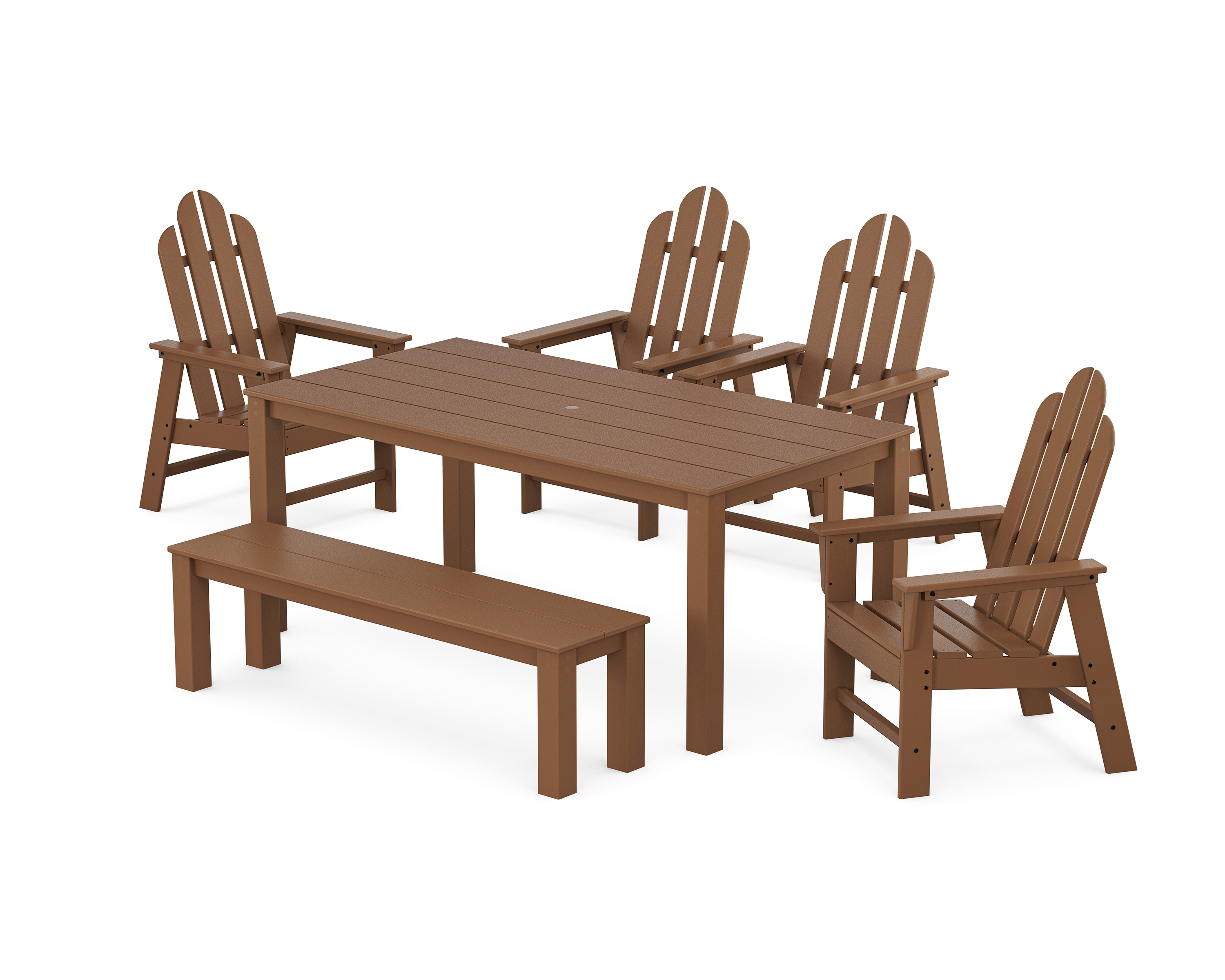 Long Island 6-Piece Parsons Dining Set With Bench