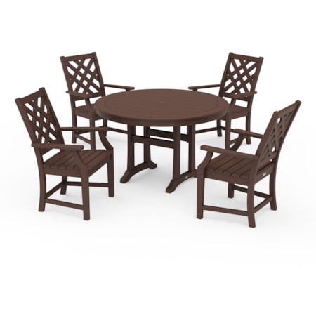 5-Piece Round Dining Set