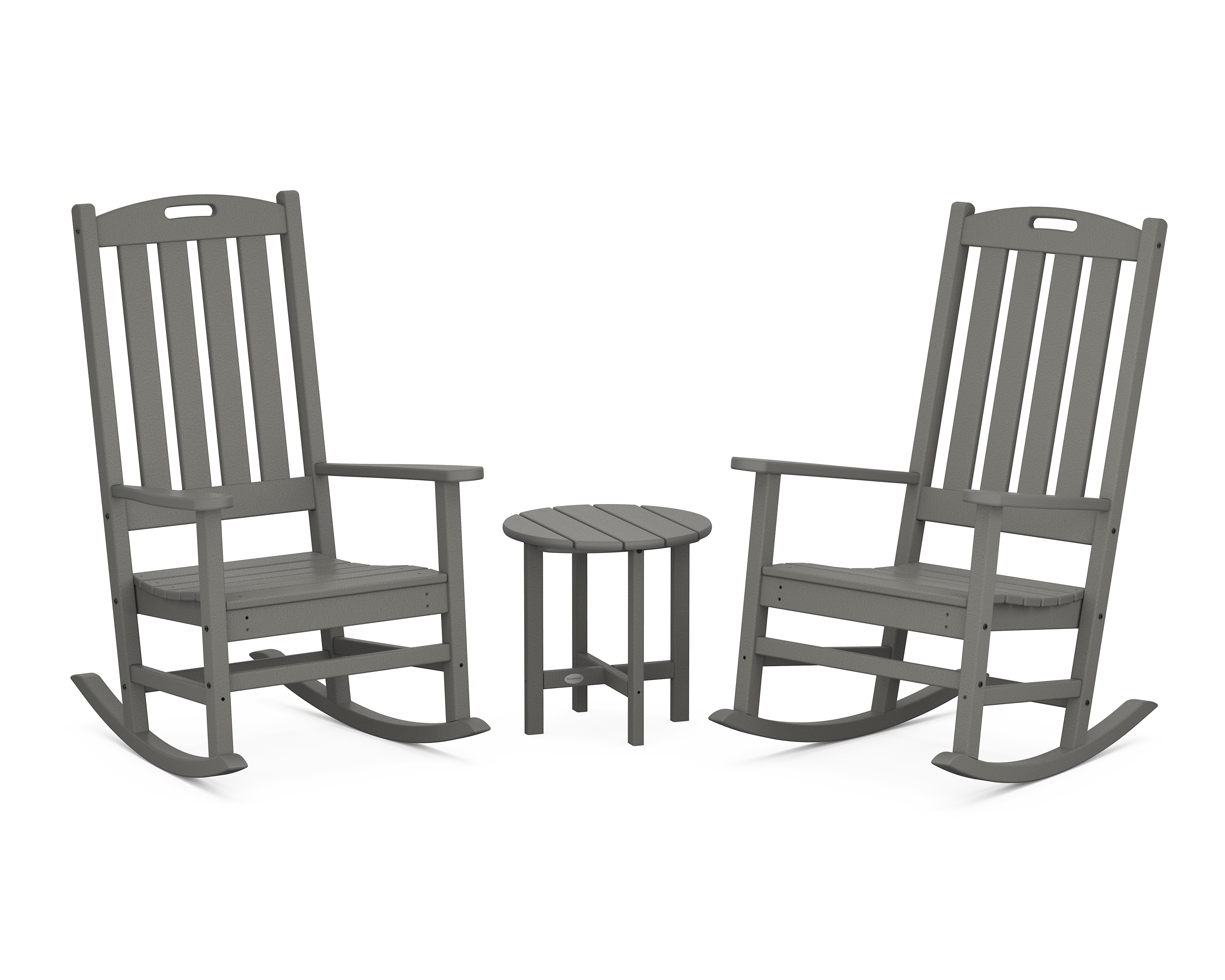 Nautical 3-Piece Porch Rocking Chair Set