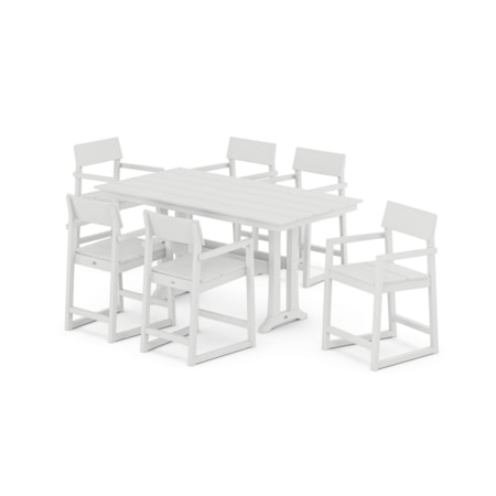 Arm Chair 7-Piece Counter Set