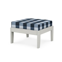 Vintage White / Buffalo Plaid Marine Indigo