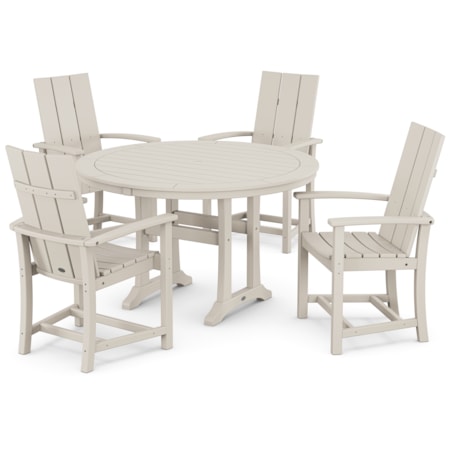 Adirondack 5-Piece Round Dining Set