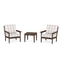 Mahogany / Buffalo Plaid Dune Burlap