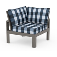 Driftwood / Buffalo Plaid Marine Indigo