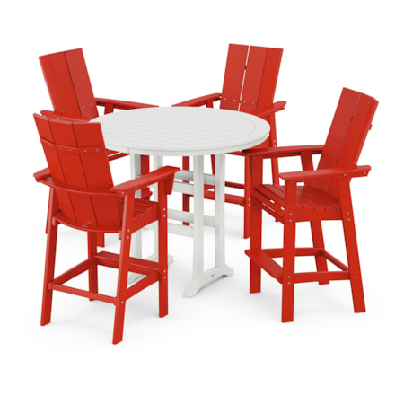 Adirondack 5-Piece Trestle Bar Set